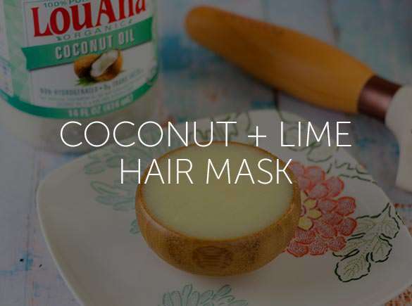Coconut Oil & Lime Hair Mask is made with LouAna Organic Coconut Oil.